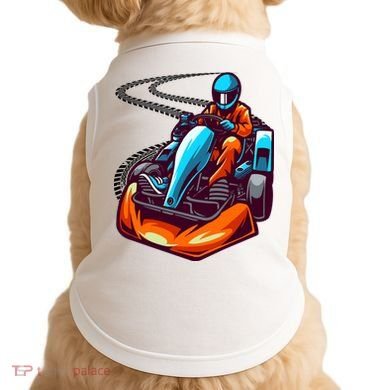 Go Karting Go Kart Racing Driver Doggie Tank