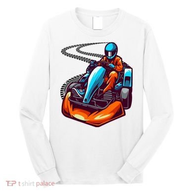 Go Karting Go Kart Racing Driver Long Sleeve Shirt
