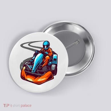 Go Karting Go Kart Racing Driver Button