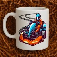 Go Karting Go Kart Racing Driver Coffee Mug thumb 2