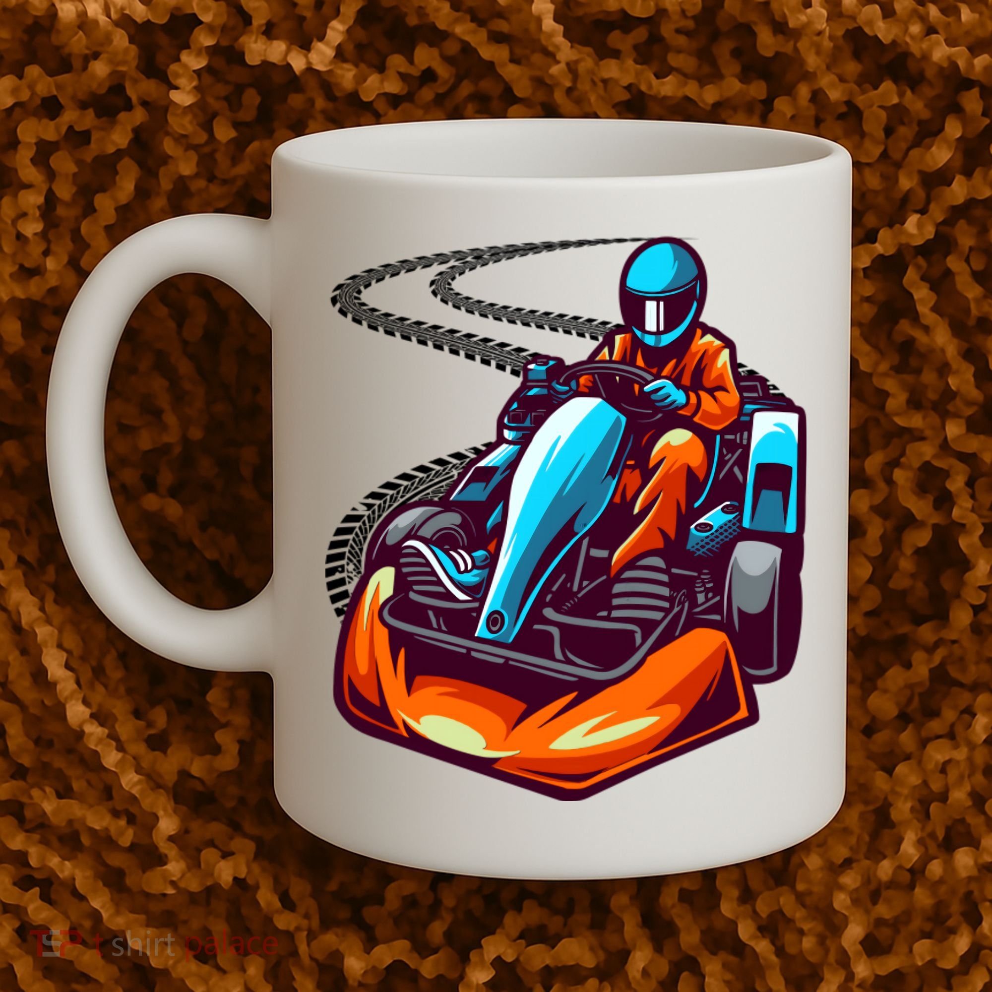 Go Karting Go Kart Racing Driver Coffee Mug