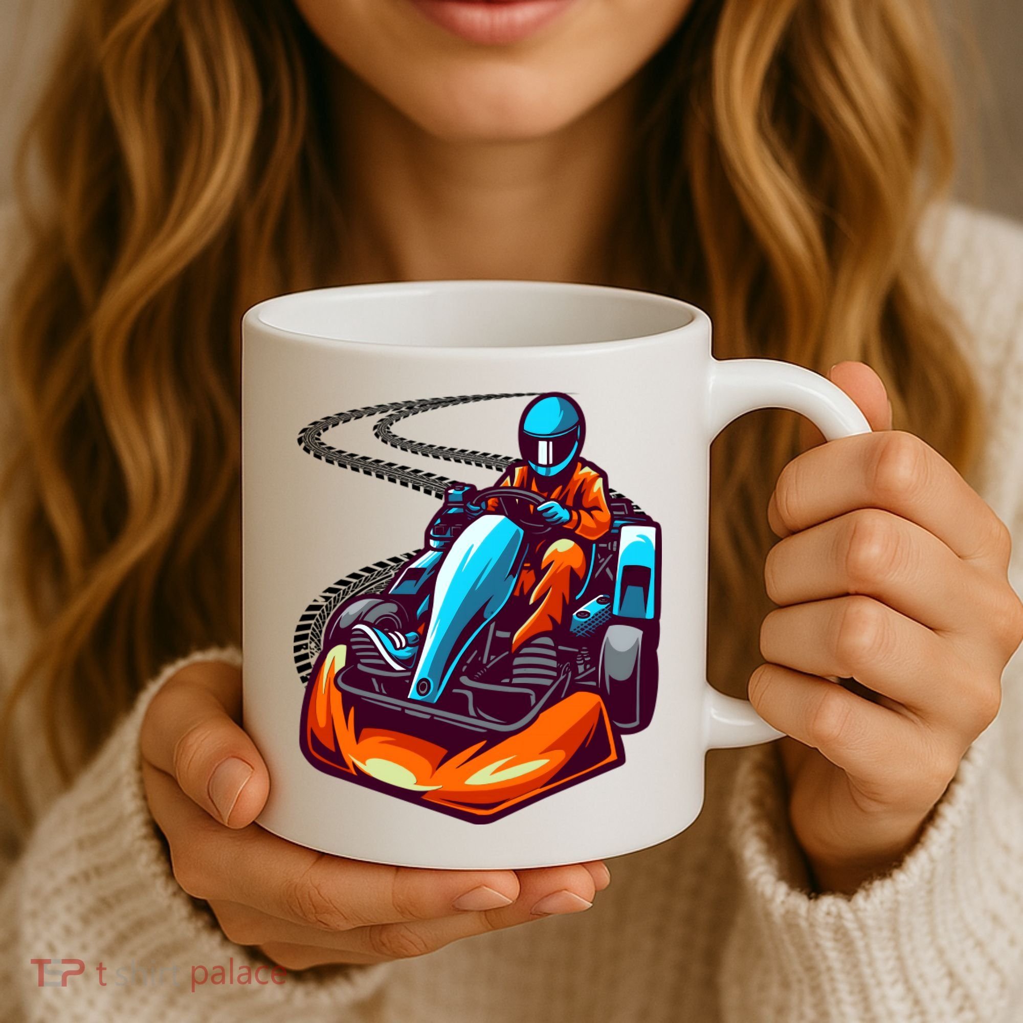 Go Karting Go Kart Racing Driver Coffee Mug