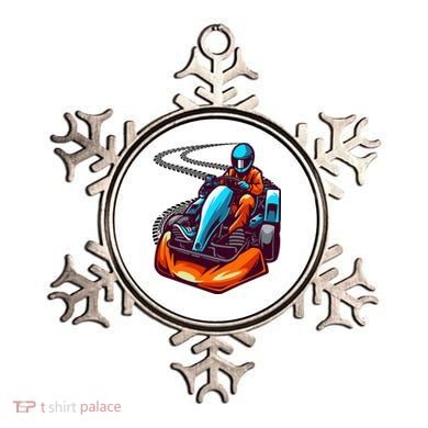 Go Karting Go Kart Racing Driver Ornament