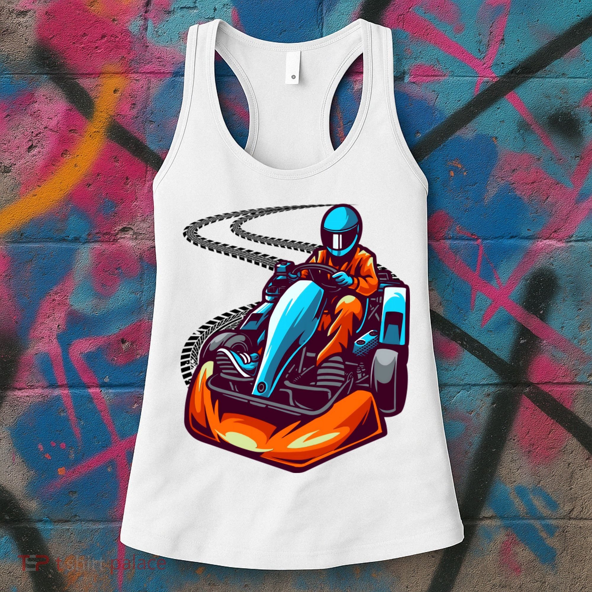 Go Karting Go Kart Racing Driver Women's Tank Top