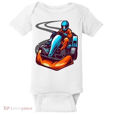 Go Karting Go Kart Racing Driver Baby Bodysuit