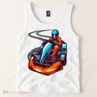 Go Karting Go Kart Racing Driver Tank Top thumb 2