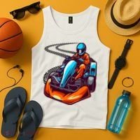 Go Karting Go Kart Racing Driver Tank Top thumb 4