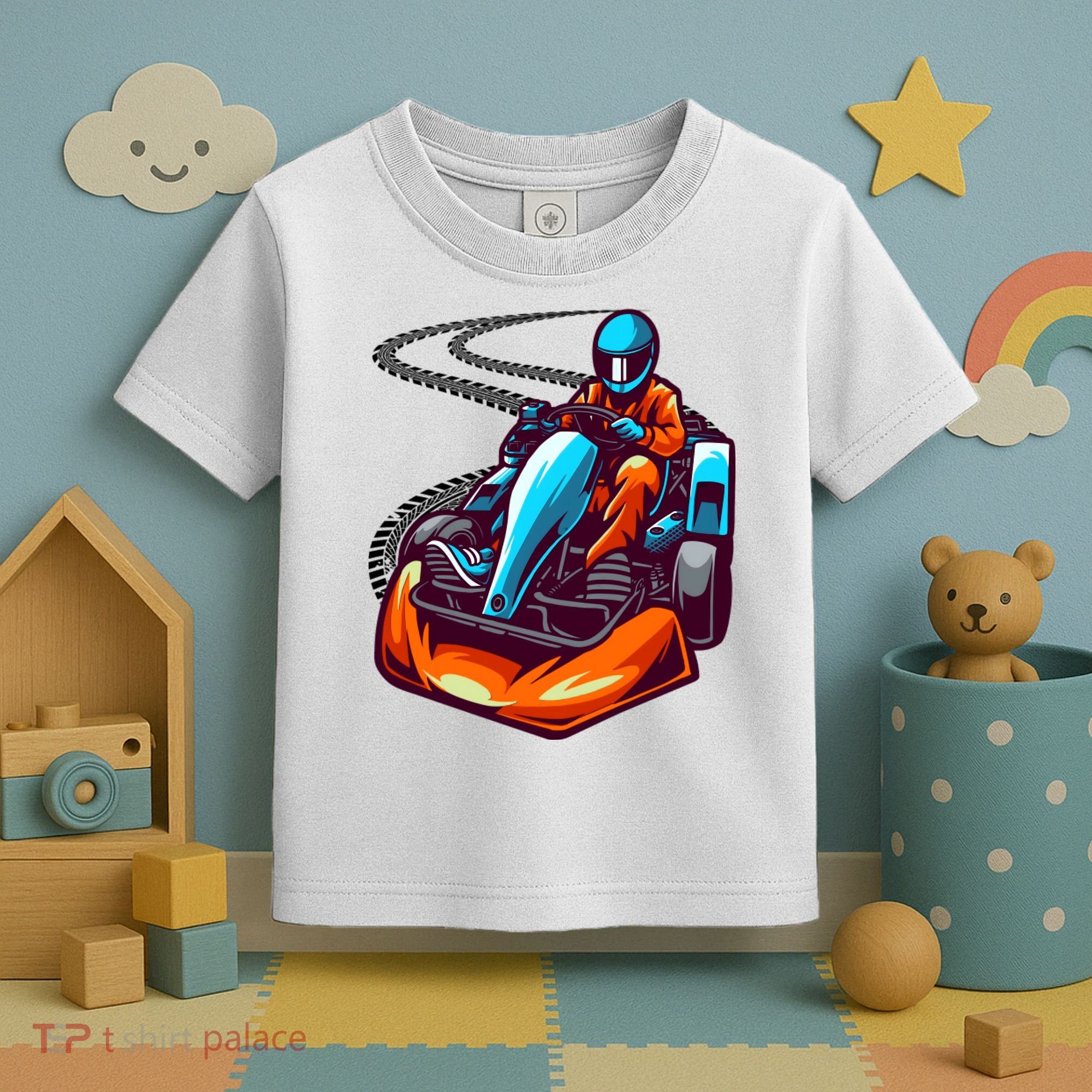 Go Karting Go Kart Racing Driver Toddler T-Shirt