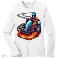 Go Karting Go Kart Racing Driver Women's Long Sleeve Shirt thumb 0