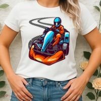 Go Karting Go Kart Racing Driver Women's T-Shirt thumb 2