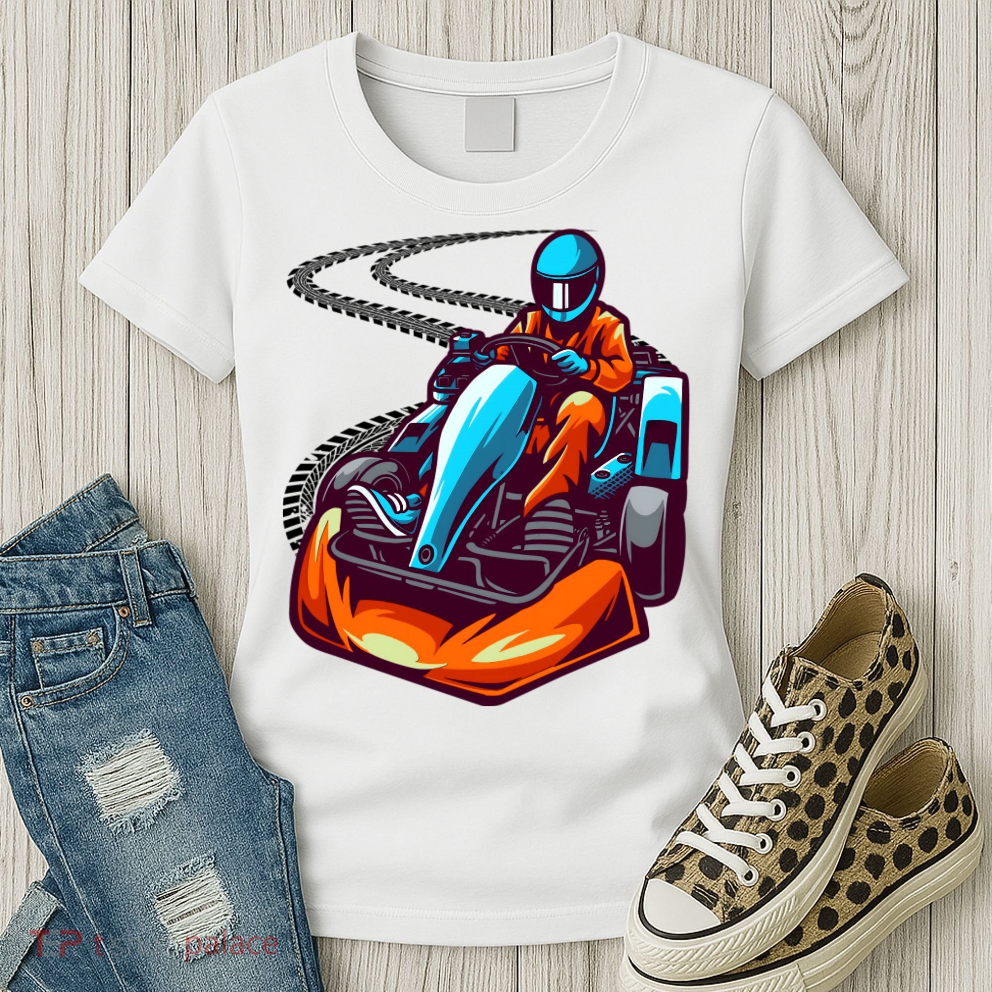 Go Karting Go Kart Racing Driver Women's T-Shirt