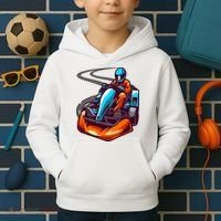 Go Karting Go Kart Racing Driver Kids Hoodie thumb 2