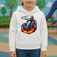 Go Karting Go Kart Racing Driver Kids Hoodie thumb 3