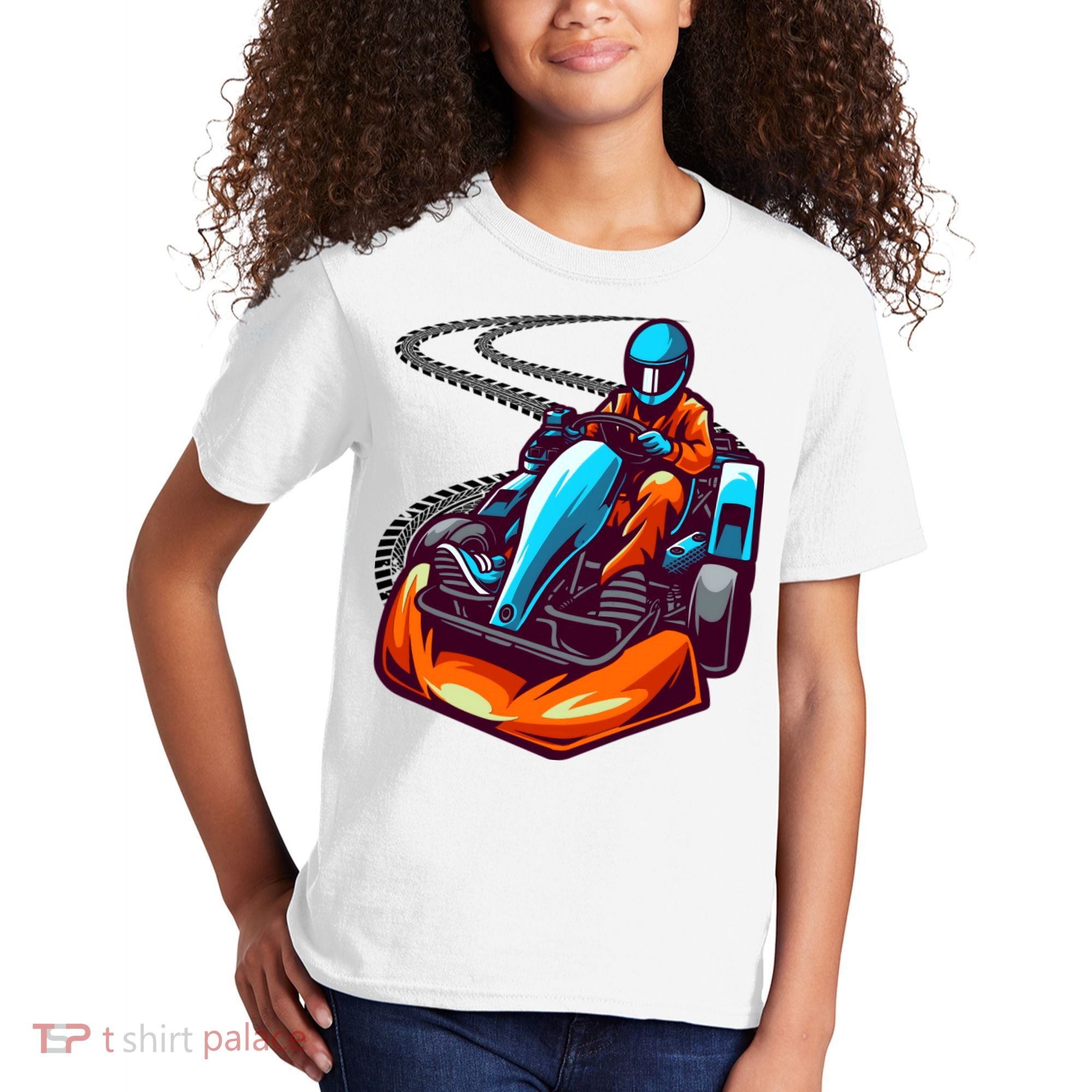 Go Karting Go Kart Racing Driver Kids T-Shirt