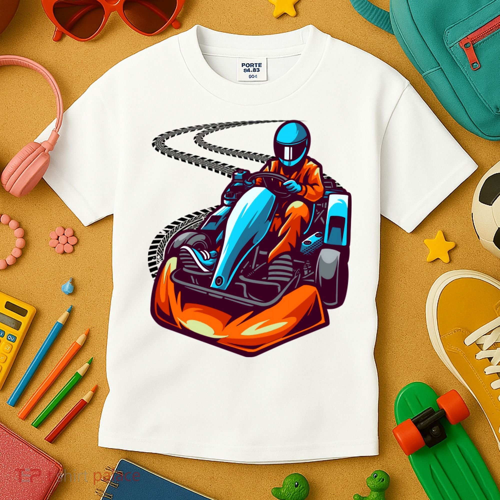 Go Karting Go Kart Racing Driver Kids T-Shirt
