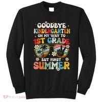 Goodbye Kindergarten Graduation To 1st Grade Hello Summer Sweatshirt thumb 0