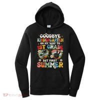 Goodbye Kindergarten Graduation To 1st Grade Hello Summer Women's Hoodie thumb 0