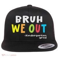 Goodbye Kindergarten Hello 1st Grade Kindergarten Graduation Flat Bill Trucker Hat thumb 0