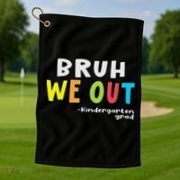 Goodbye Kindergarten Hello 1st Grade Kindergarten Graduation Golf Towel thumb 1