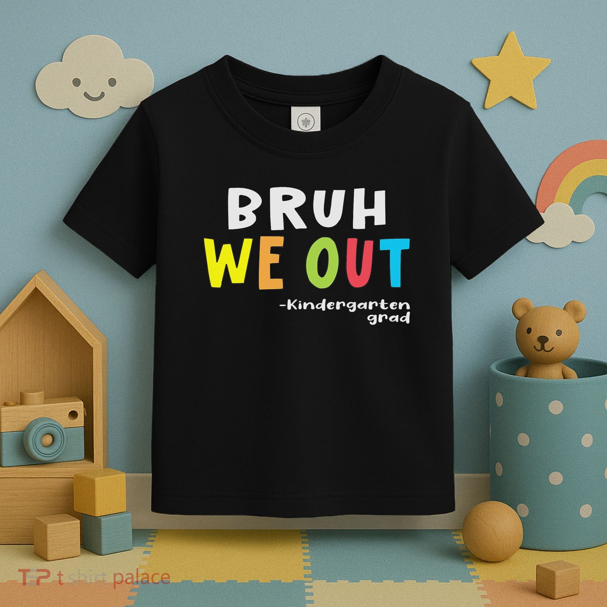 Goodbye Kindergarten Hello 1st Grade Kindergarten Graduation Toddler T-Shirt