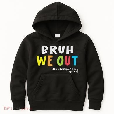Goodbye Kindergarten Hello 1st Grade Kindergarten Graduation Kids Hoodie
