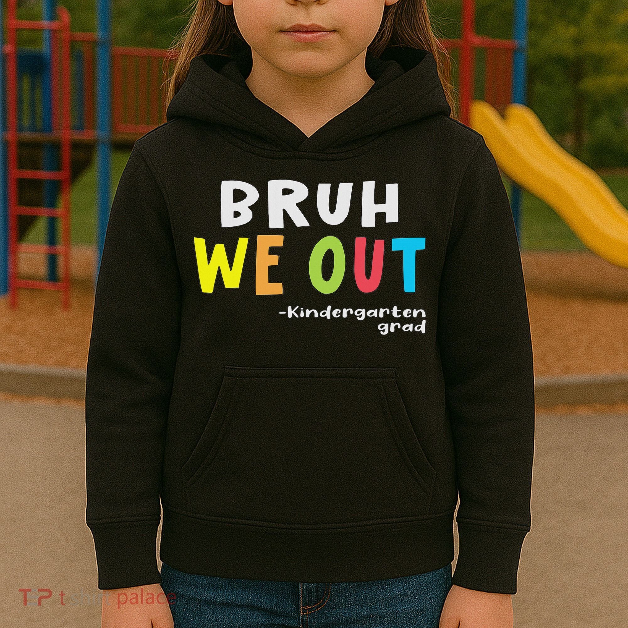 Goodbye Kindergarten Hello 1st Grade Kindergarten Graduation Kids Hoodie