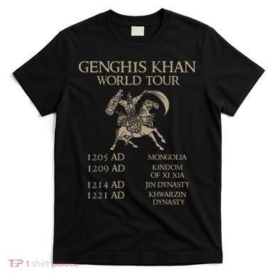 Genghis Khan Historic Mongol Asian History T-Shirt