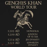 Genghis Khan Historic Mongol Asian History Bucket Hat thumb 4