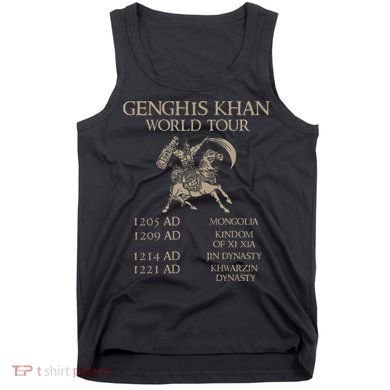 Genghis Khan Historic Mongol Asian History Tank Top