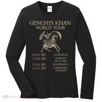 Genghis Khan Historic Mongol Asian History Women's Long Sleeve Shirt thumb 0