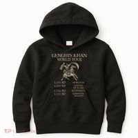 Genghis Khan Historic Mongol Asian History Kids Hoodie thumb 0