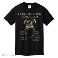 Genghis Khan Historic Mongol Asian History Kids T-Shirt thumb 0
