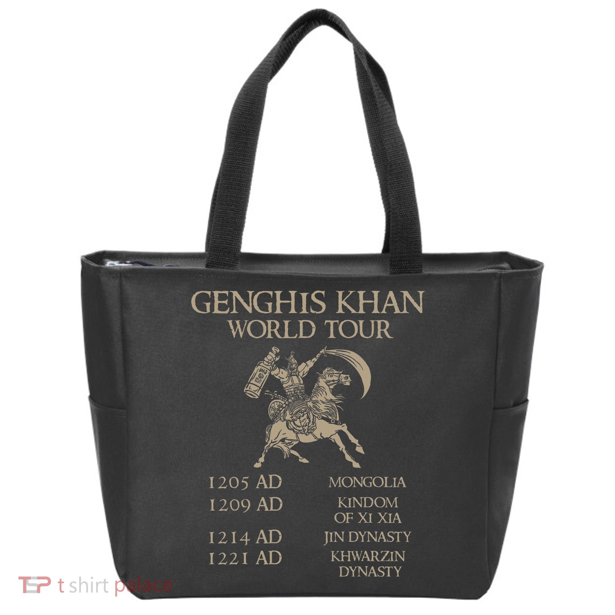 Genghis Khan Historic Mongol Asian History Tote Bag