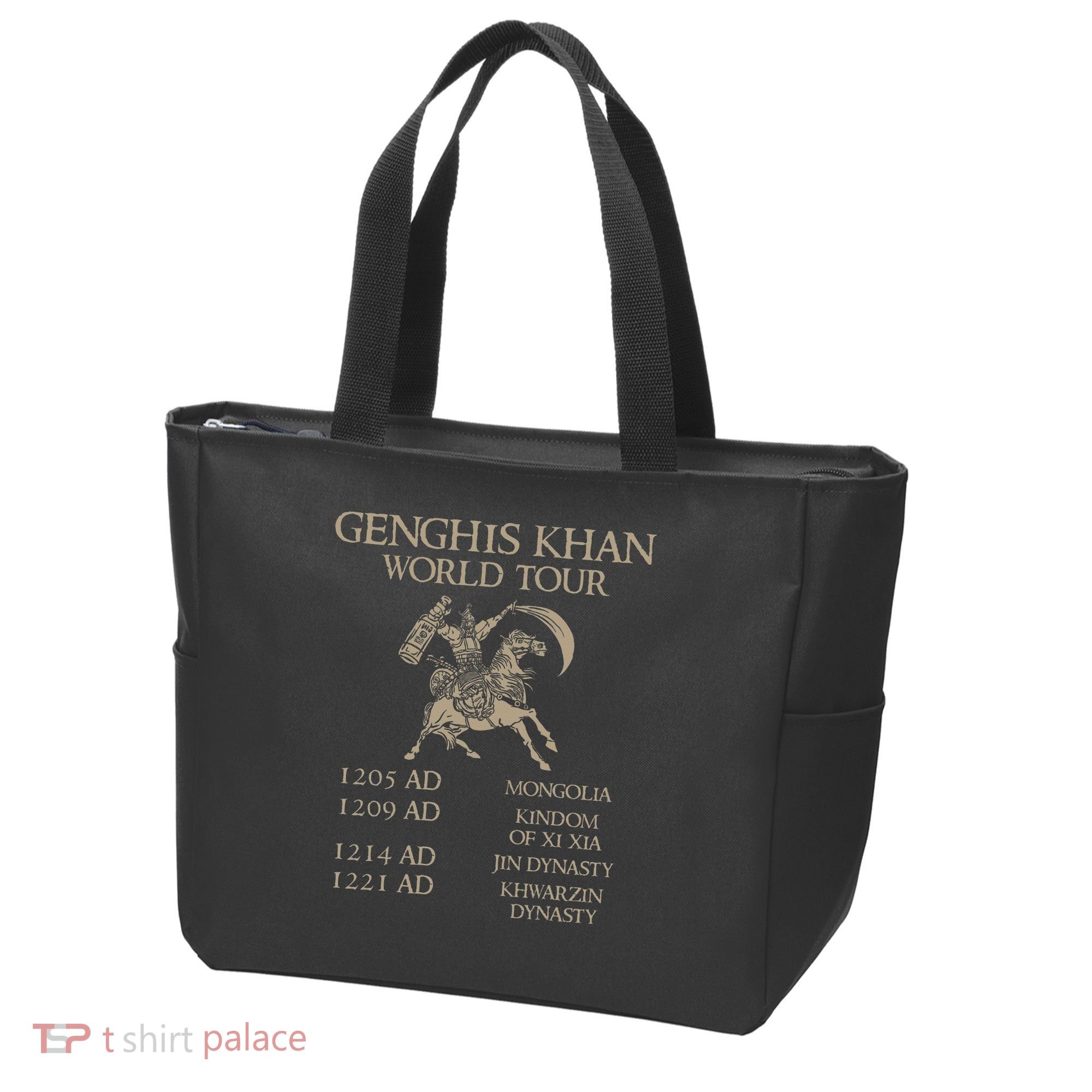 Genghis Khan Historic Mongol Asian History Tote Bag