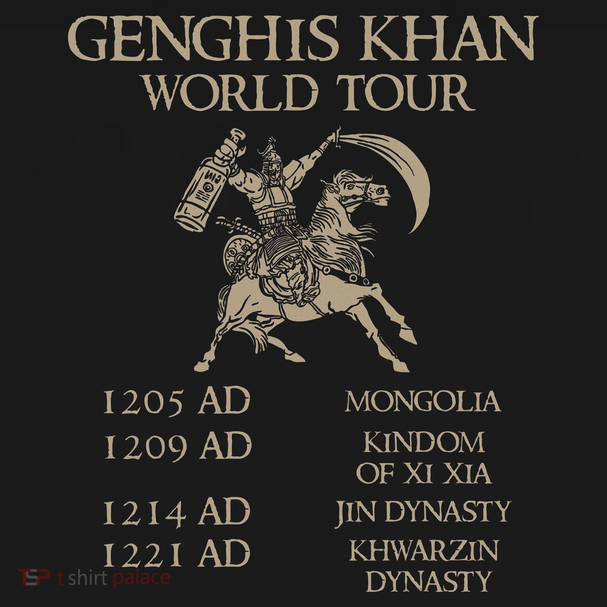 Genghis Khan Historic Mongol Asian History Tote Bag