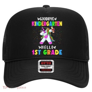 Goodbye Kindergarten Hello First Grade Unicorn Girl Hat