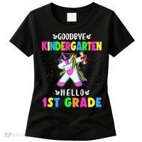 Goodbye Kindergarten Hello First Grade Unicorn Girl Women's T-Shirt thumb 0