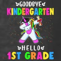Goodbye Kindergarten Hello First Grade Unicorn Girl Women's Hoodie thumb 2