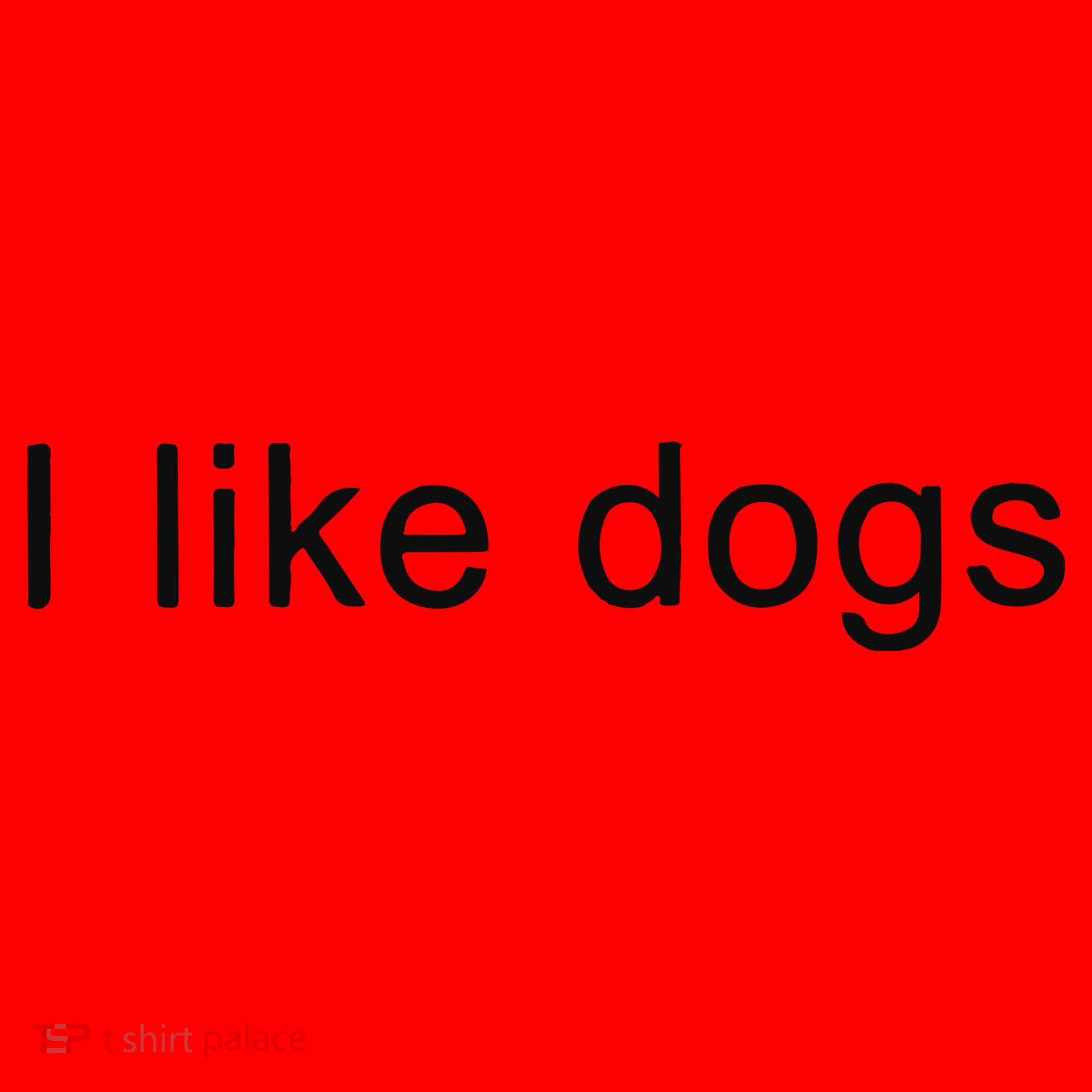 I Like Dogs Santa Hat
