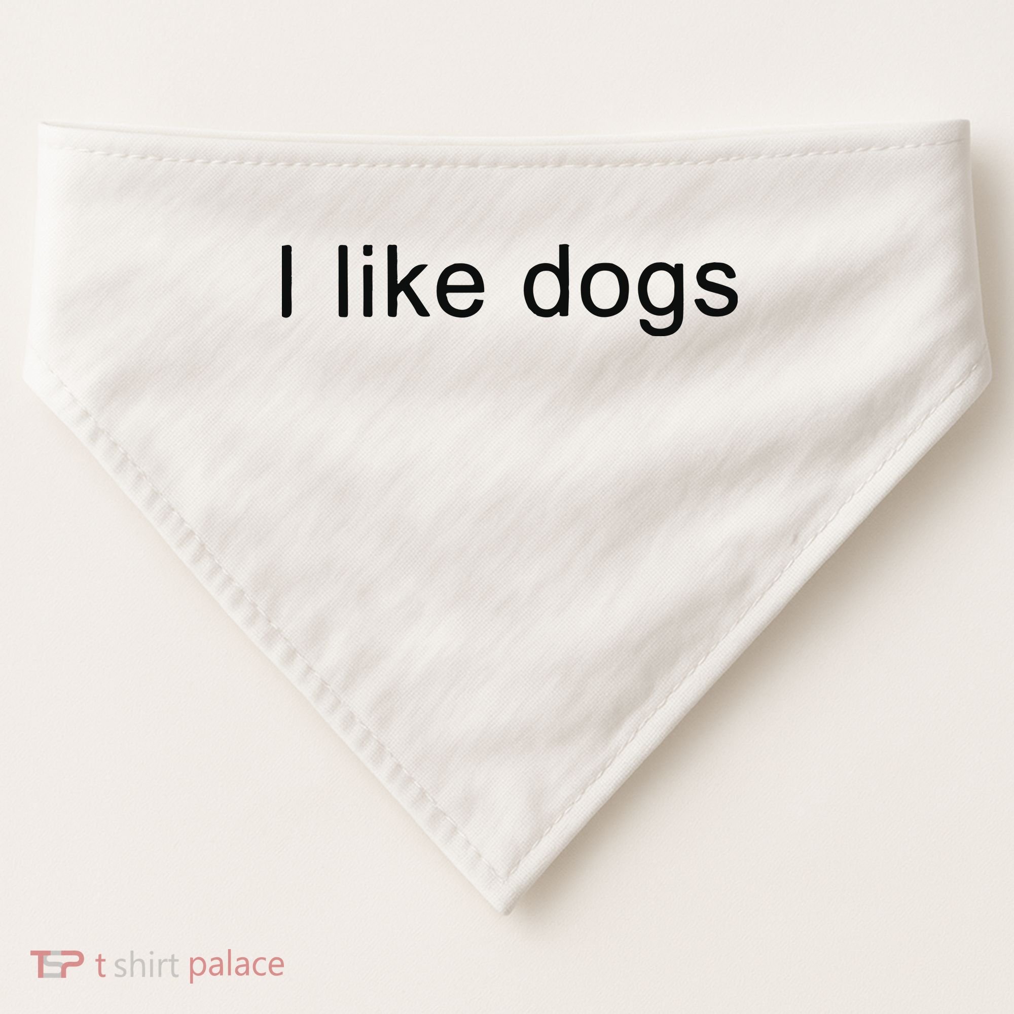 I Like Dogs USA-Made Doggie Bandana