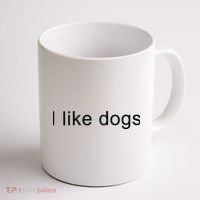 I Like Dogs Coffee Mug thumb 1