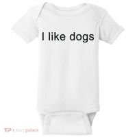 I Like Dogs Baby Bodysuit thumb 0