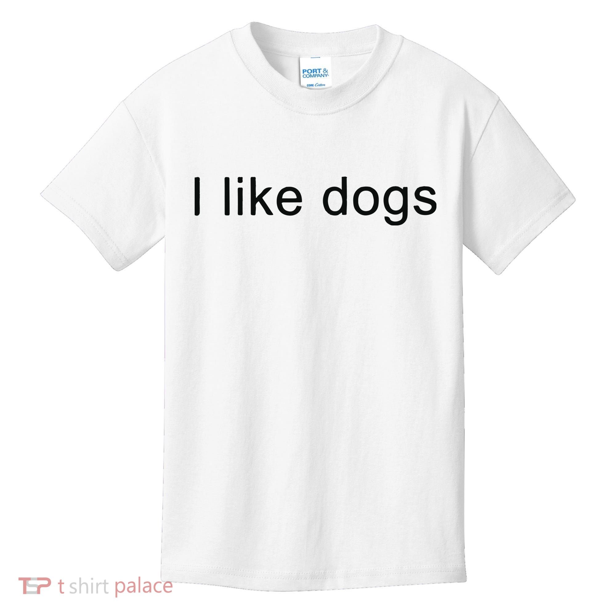 I Like Dogs Kids T-Shirt
