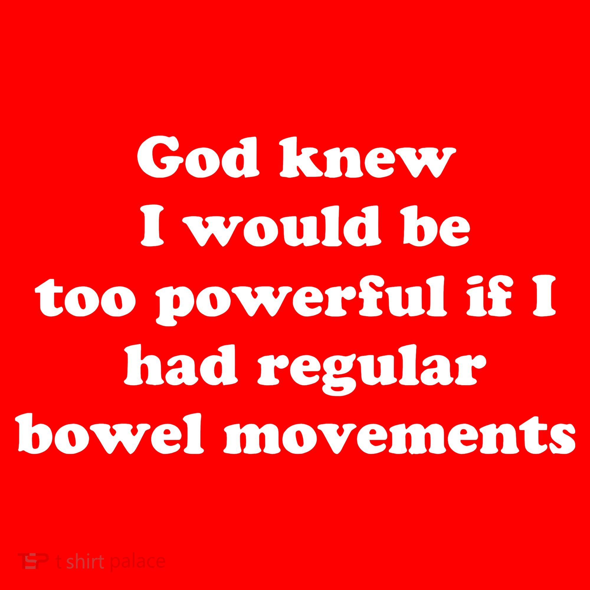God Knew I Would Be Too Powerful If I Had Regular Bowel Movements Santa Hat