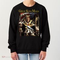 Great King Maga Donald Trump Throne Women's Sweatshirt thumb 0