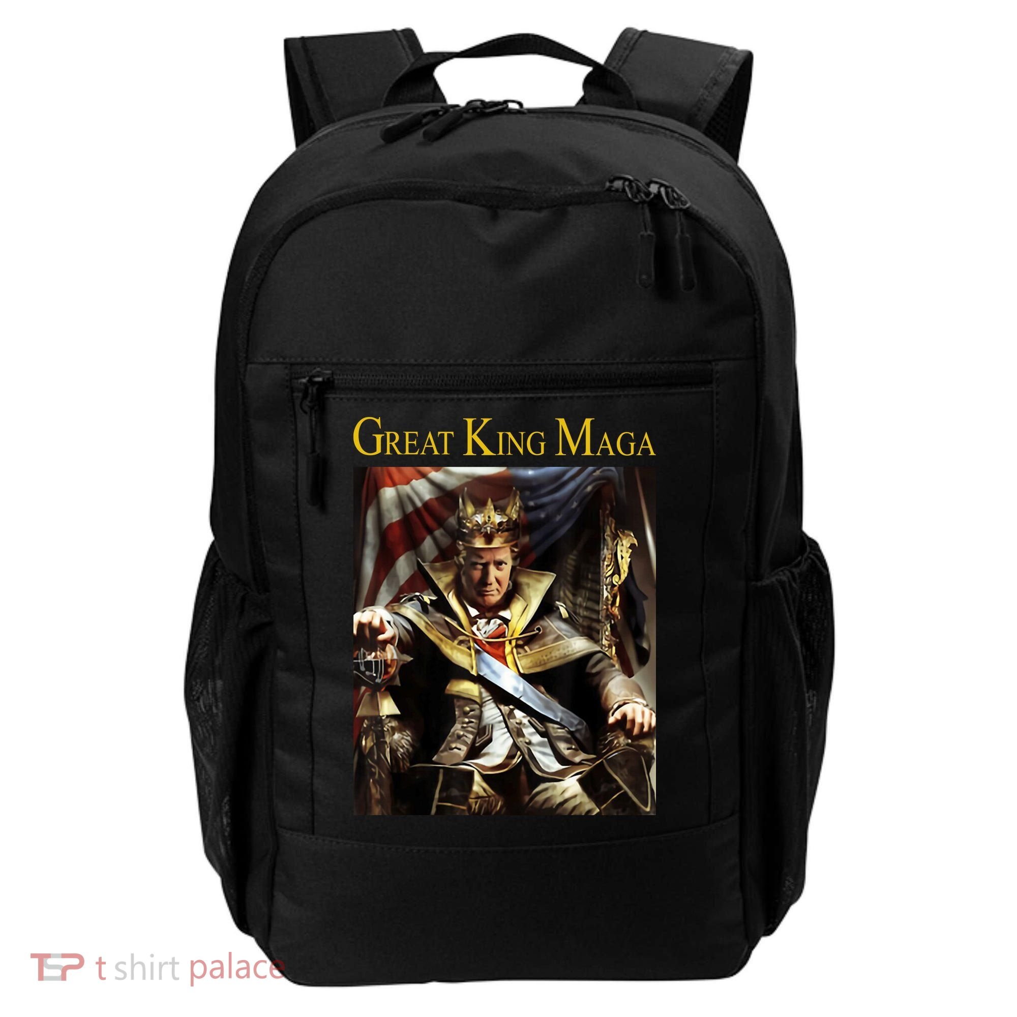 Great King Maga Donald Trump Throne Backpack
