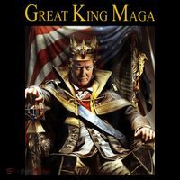 Great King Maga Donald Trump Throne Backpack thumb 2