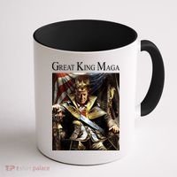 Great King Maga Donald Trump Throne Coffee Mug thumb 1