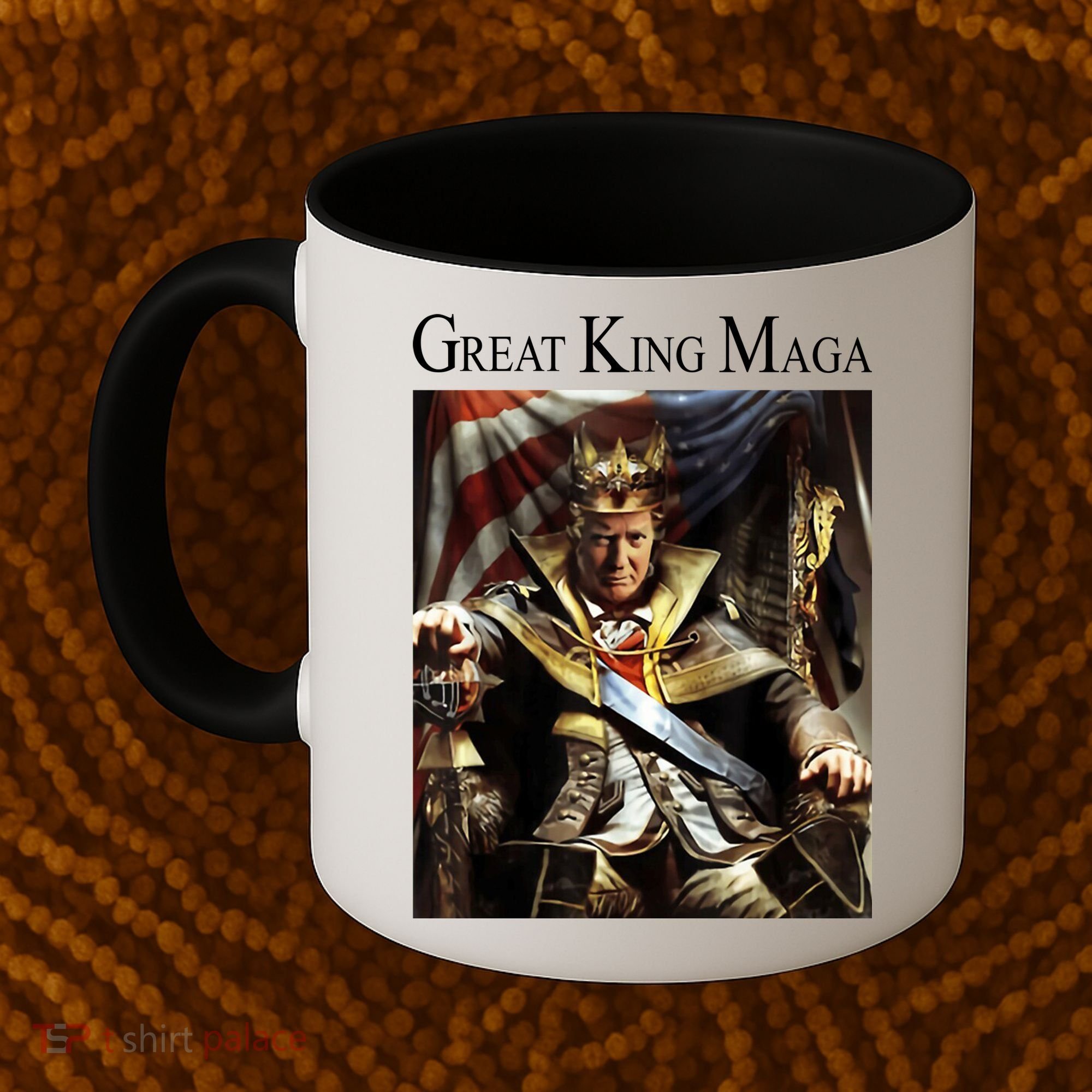 Great King Maga Donald Trump Throne Coffee Mug
