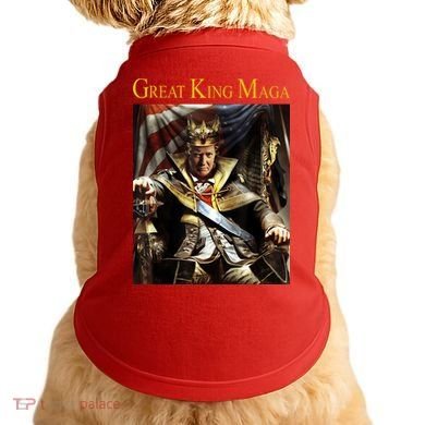 Great King Maga Donald Trump Throne Doggie Tank
